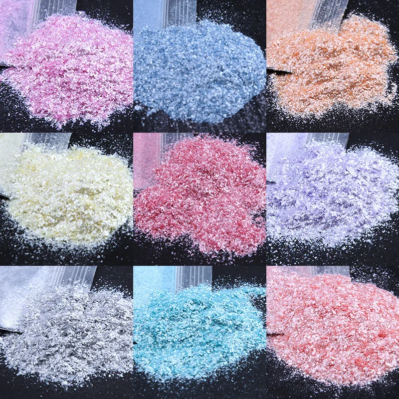 10 Color Natural Mineral Mica Powder Pearlescent Mica Mineral Pigment Soap Candle Epoxy Resin Dye Pearl DIY Jewelry Coloring