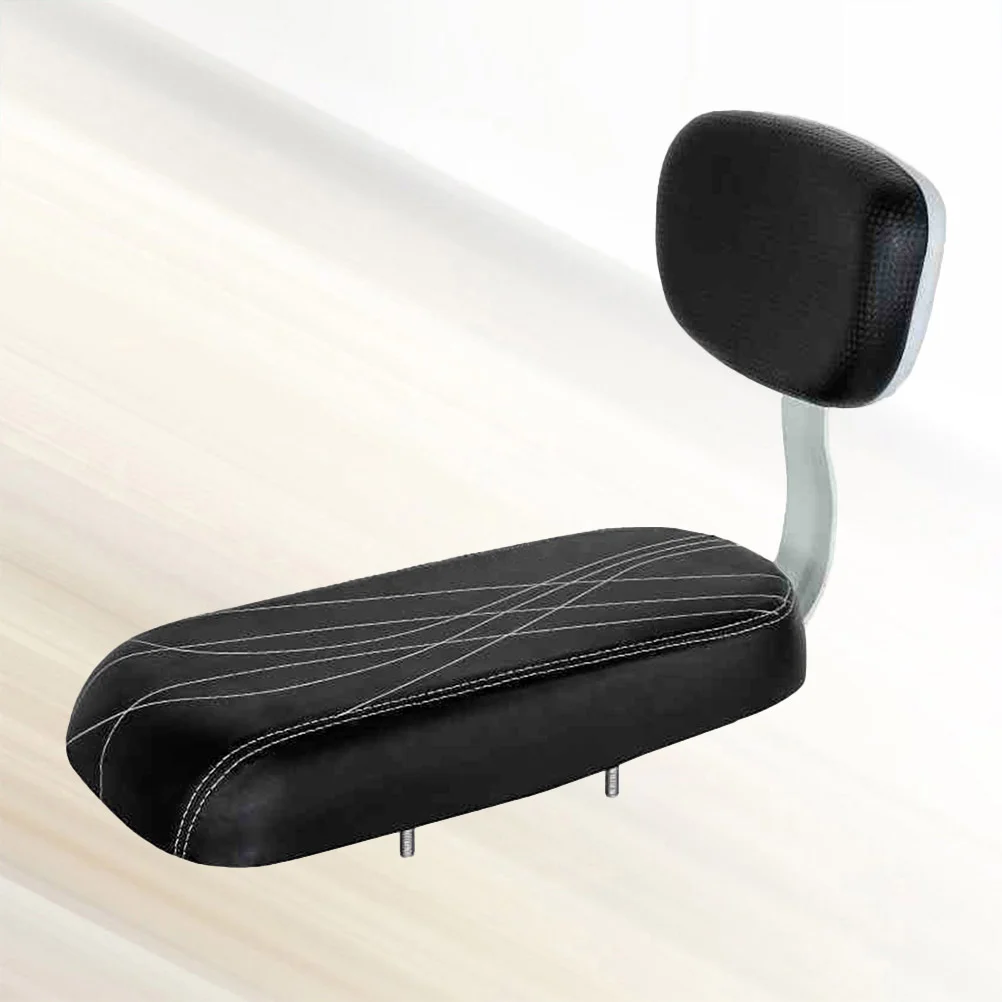 

Back Seat MTB Sponge Cushion Bike Rear Seat Children Back Rest Seat Bike Accessory (Black)