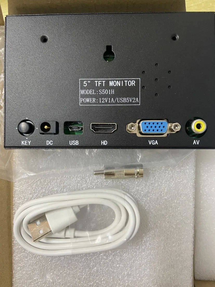 Eyoyo-Mini HDMI Gaming Monitor, Retrovisor Do Carro,