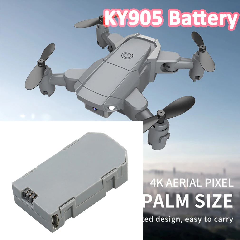 

KY905 Mini Drone 4K Foldable Quadcopter Original Accessory Battery Part 3.7V 500mah Lipo Battery RC Helicopter KY905 Accessory