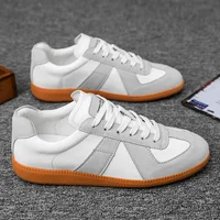 Men's Breathable Casual Sports Shoes Spring 2025 Trendy Matching Retro Dequn Men's Shoes Comfortable Plastic Sole Ankle High