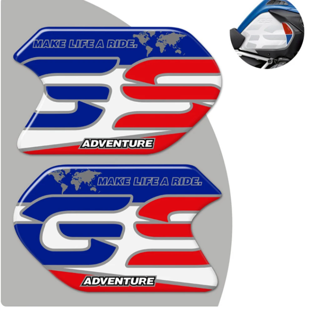

For BMW R1250GS R1250 1250 GS GSA HP Tank Pad TankPad Protector Stickers Decal ADV Adventure Aluminum Trunk Luggage Cases 2019