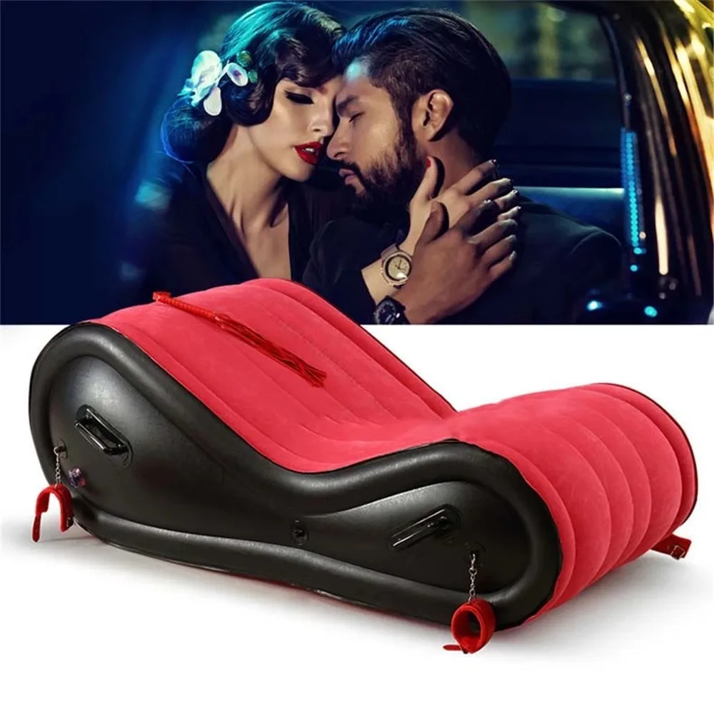 Inflatable Sexy Sofa Bed Adult Love Game Sofas Chaise Living Room Furniture Tantra Sofa With Electric Air Pump Rocking Chair