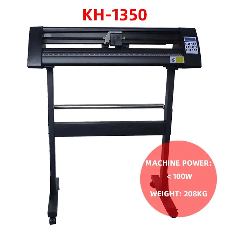 KH-1350 1350mm Black Manual Contour Cutting Plotter Machine With Usb Socket |