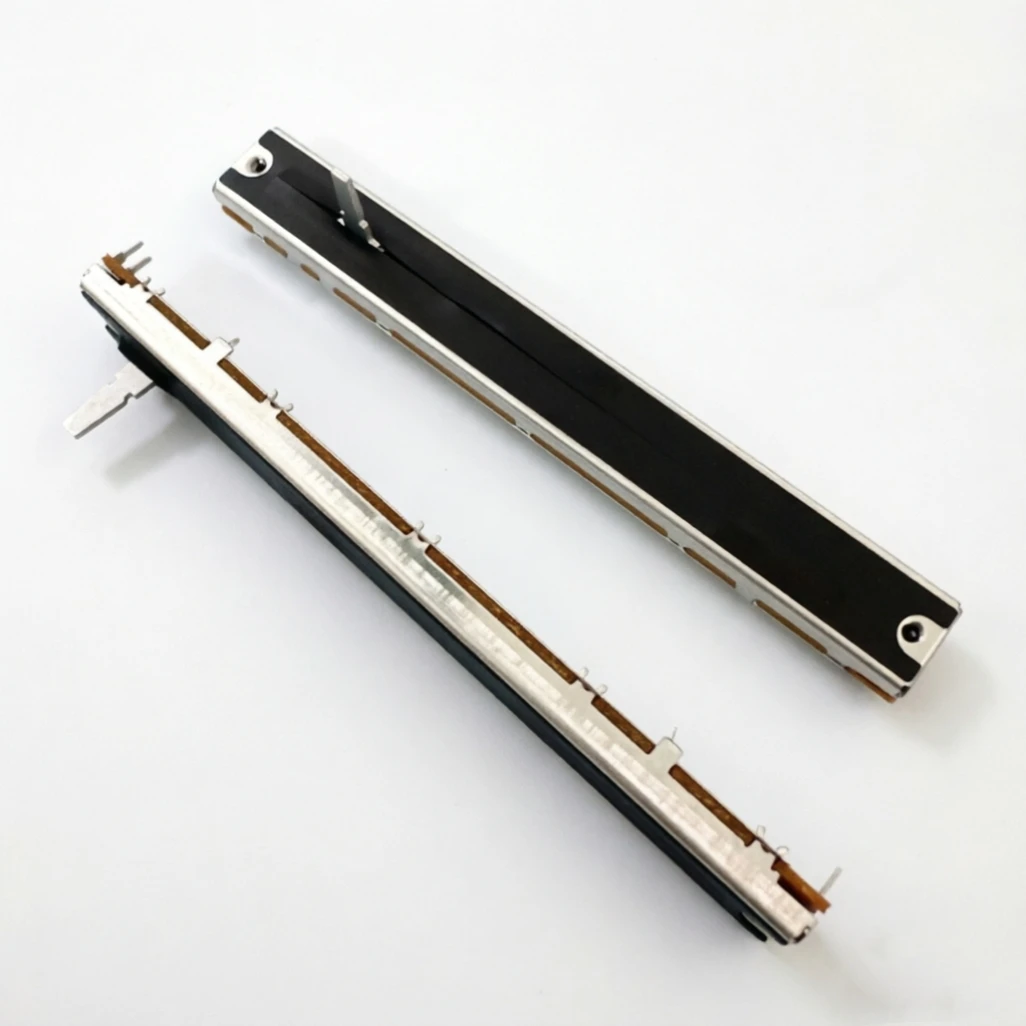 1PCS ALPS 128MM 슬라이딩 전위차계 푸셔 모노 B10K 10KB DJ 속도 레버 핸들 15mm 3핀 스트로크 100mm