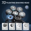 Kensen S8 Electric Head Shavers for Men 7D Floating Cutter Rechargeable IPX6 Waterproof Beard Trimmer Bald Head Shaving Machine 2