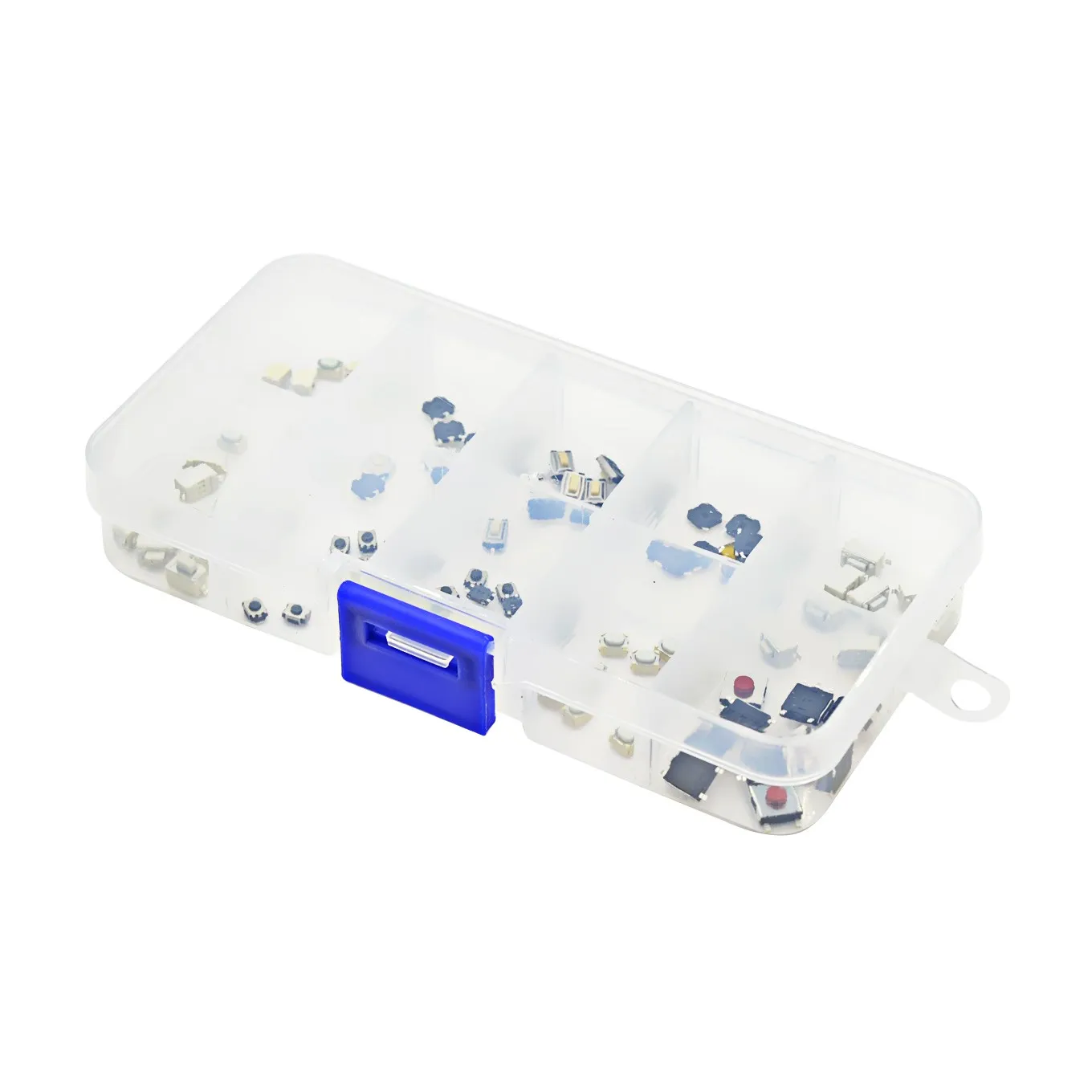 

250Pcs 10-Types Tactile Push Button Switch Car Remote Control Keys Button Touch Microswitch