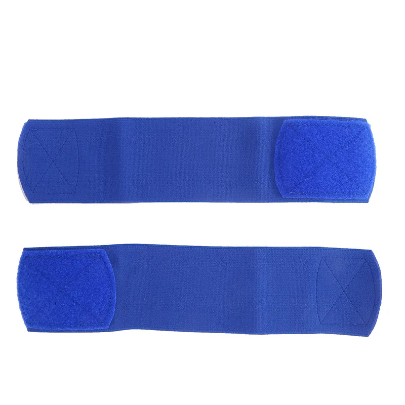 2/4Pcs Einstellbare Elastische Schienbeinschutz Feste Bandage Band Verschluss Schienbeinschutz Befestigungs Strap Für Fußball Fußball Radfahren bein Schienbein Pad – Detail 8
