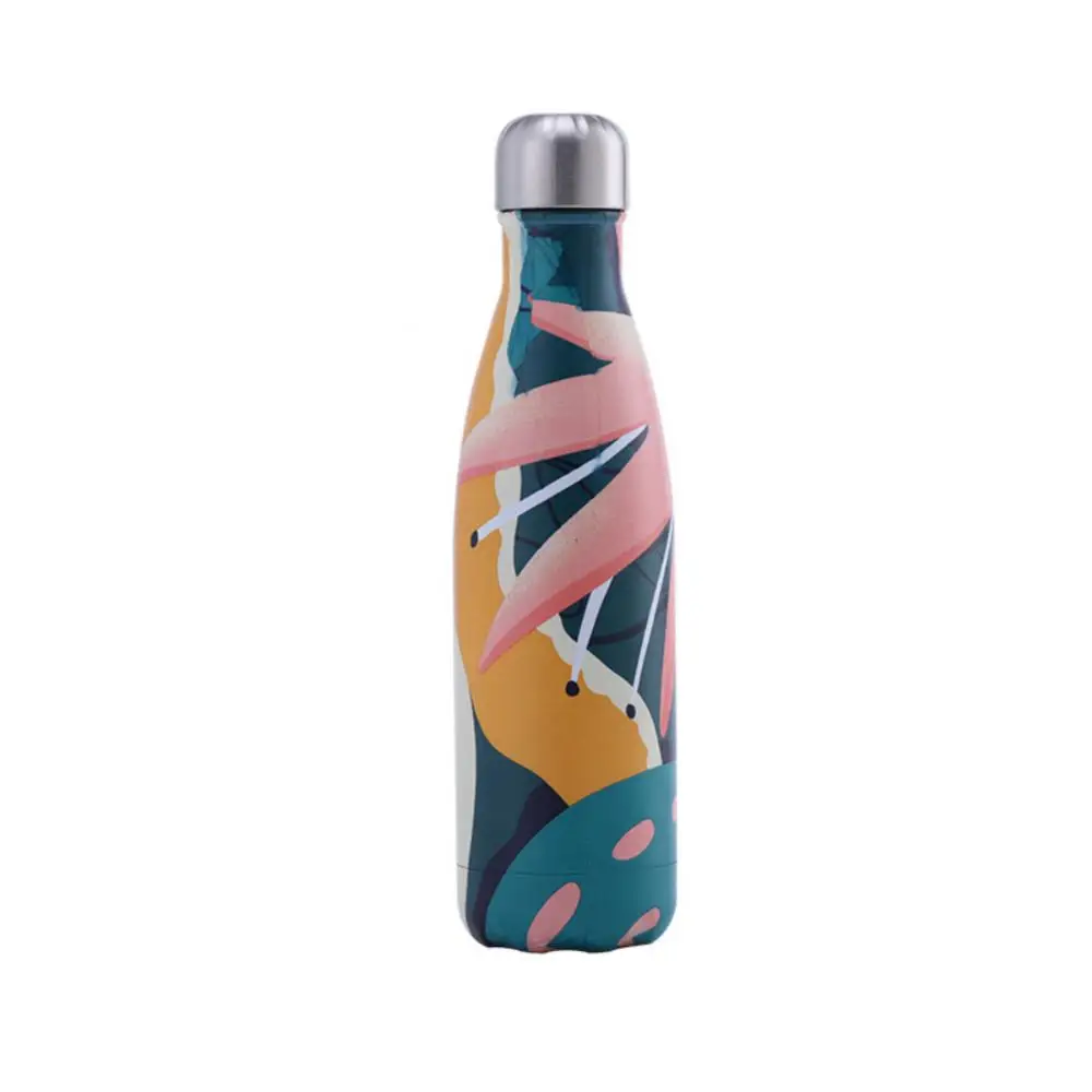 Creative Double-Wall Thermos Cup 304 Stainless Steel Drink Water Bottle High Capacity Sport Water Bottles