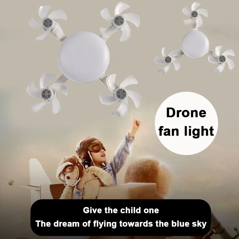 Led ceiling fan lights Modern creative low floor DC motor 50-60W ceiling lamp with remote control simple quiet ceiling fan E27 LED lights home decor