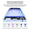Blackview Wave 8C Smartphone 6.56'' HD+IPS Display Octa Core T603 2GB+64GB 4700mAh Battery 8MP Camera 4G Cell Phone Android 14 3