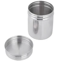 Stainless Steel Sealed Storage Jar Portable Airtight Food Storage Container Canister For Coffee Beans Flour Cereal Suga 2