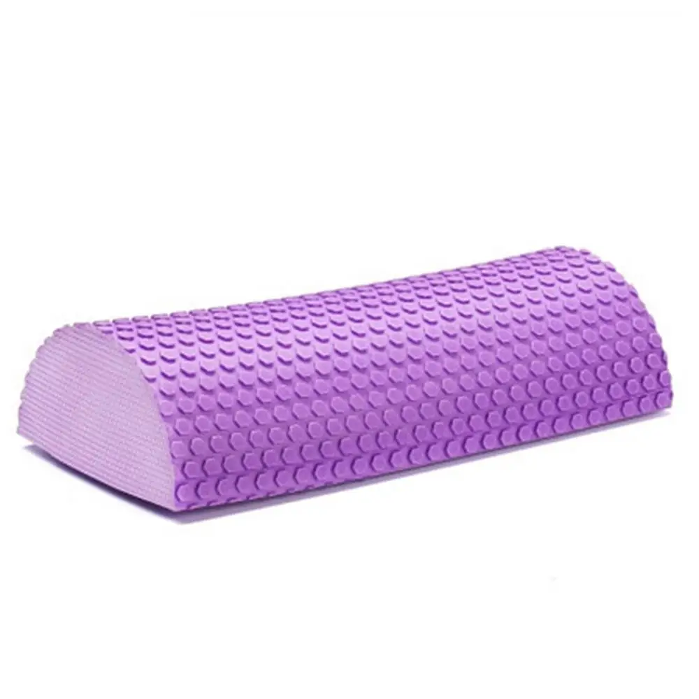 Half Round Eva Foam Roller For Yoga Pilates Fitness Equipment Balance Pad Yoga Blocks With Massage Floating Point 30-45Cm