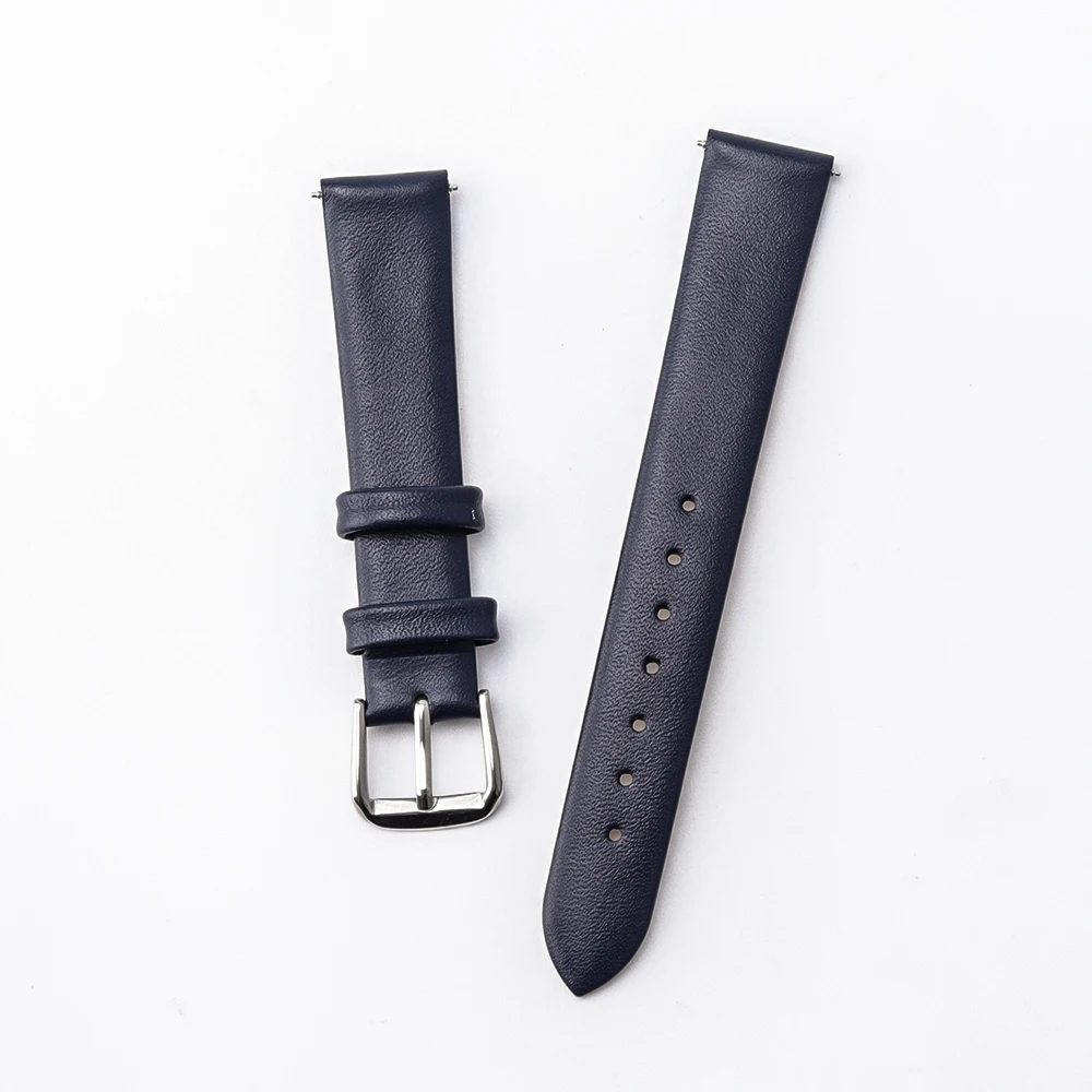 Elegant Genuine Leather Slim Watchband Wrist Strap Bracelet