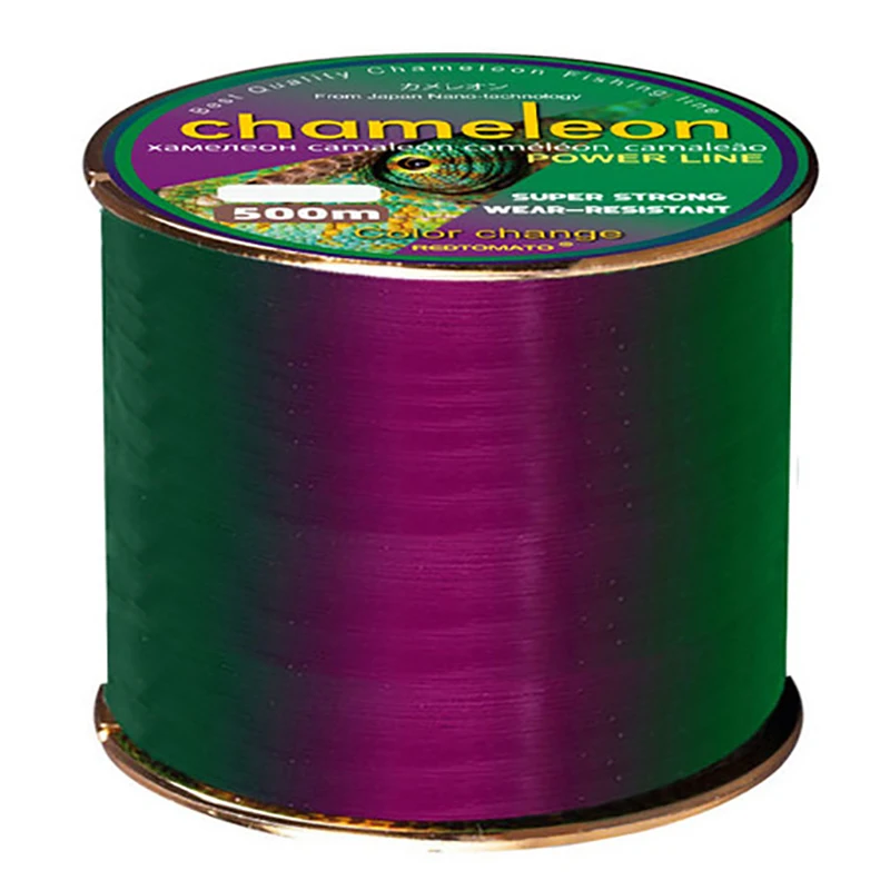 500m Color Changing Fishing Line Fluorocarbon Coat Monofilament Nylon Sea Fresh Water 2