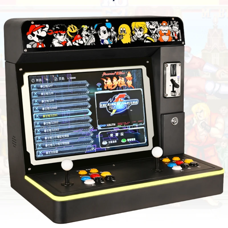 Rocker coin sharing arcade machine 97 King of Fighters two person fighting machine