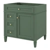 30'' Bathroom Vanity without Top Sink, Modern Bathroom Storage Cabinet with 2 Drawers and a Tip-out Drawer (NOT INCLUDE BASIN) 4