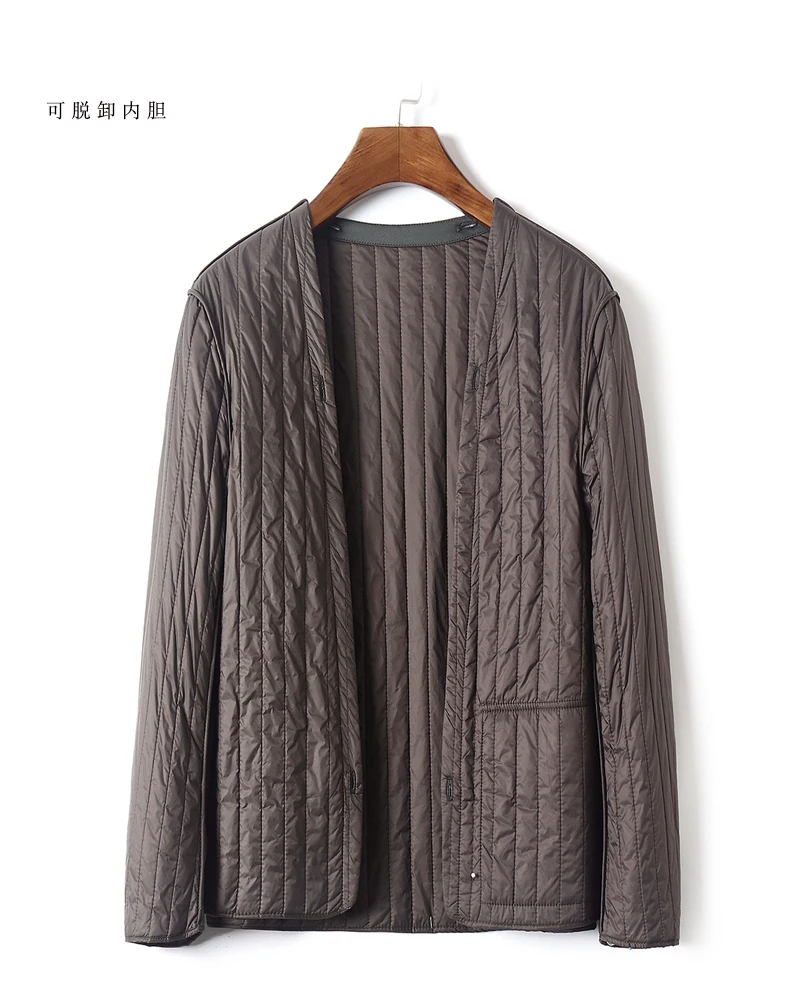 Description Picture 5 of item2021 Double-sided Cashmere Coat Men's Winter Thick Wool Coat Medium Woolen Coat Men Business Outwear Men’s Clothing Chaqueta FCY