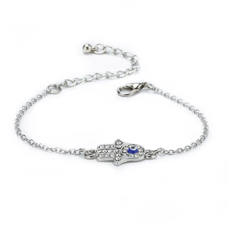 

Evil Blue Eye Moon Diamond Jewelry Fashion Hot Selling Charm Exquisite Handmade Bracelet For Women Bracelet Dropshipping