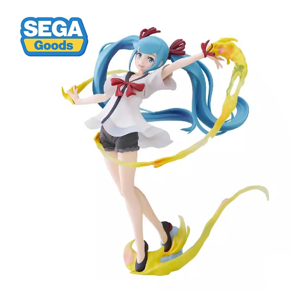 

Original SEGA Figurizm Alpha Hatsune Miku Project Diva Mega 39's shinyT.R Genuine Anime Figure Pvc Model Collectible Toys 22Cm