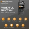 ABBREE GP-268 Network Walkie Talkie Unlimited distance Zello Global POC Wireless Remote  4G SIM Card  Bluetooth  Walkie Talkie 2