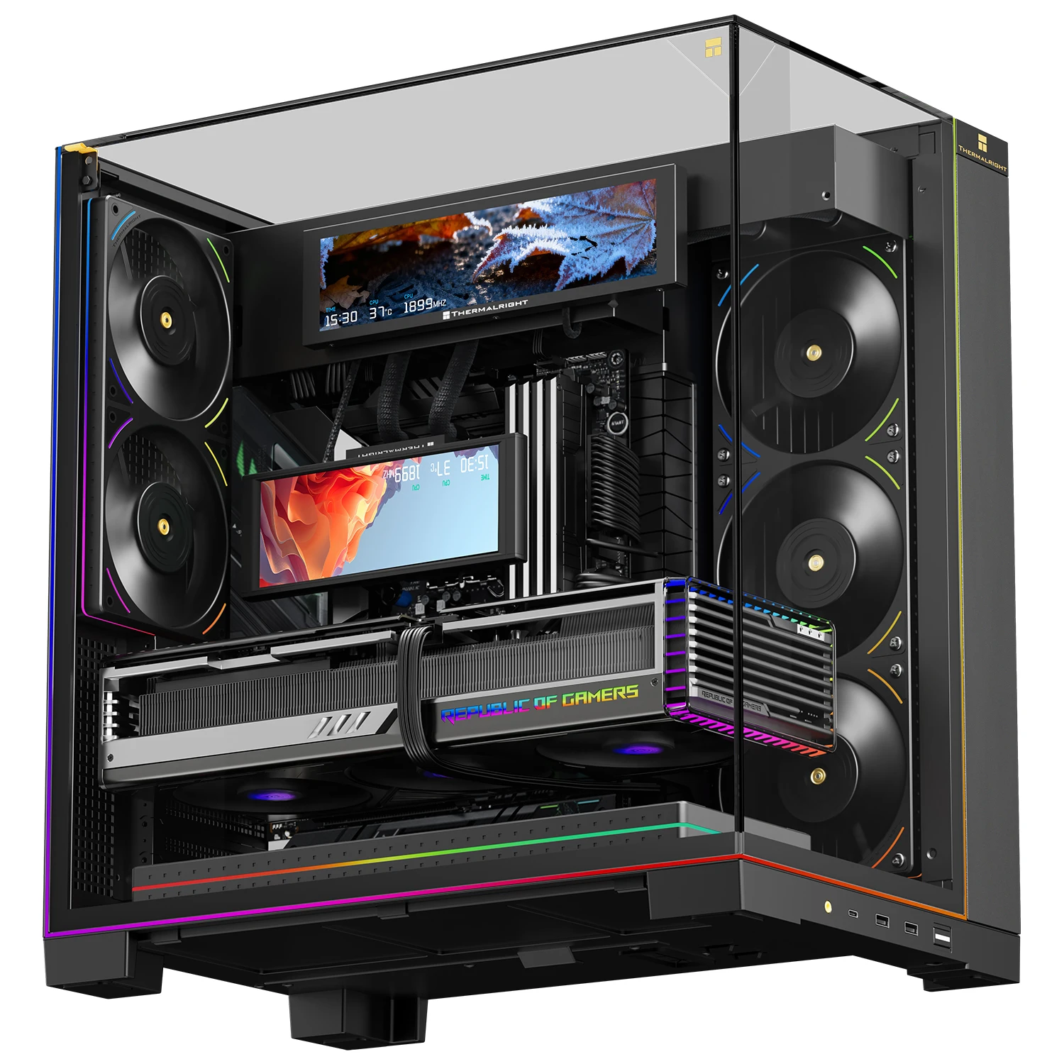 Thermalright TROFEO VISION 9.16 LCD BLACK IPSフルカラー液晶画面