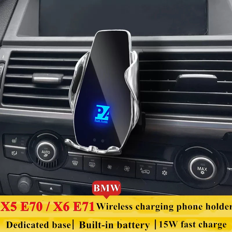 For 20082013 Bmw X5 E70 Car Phone Holder Wireless Charge 15w Car