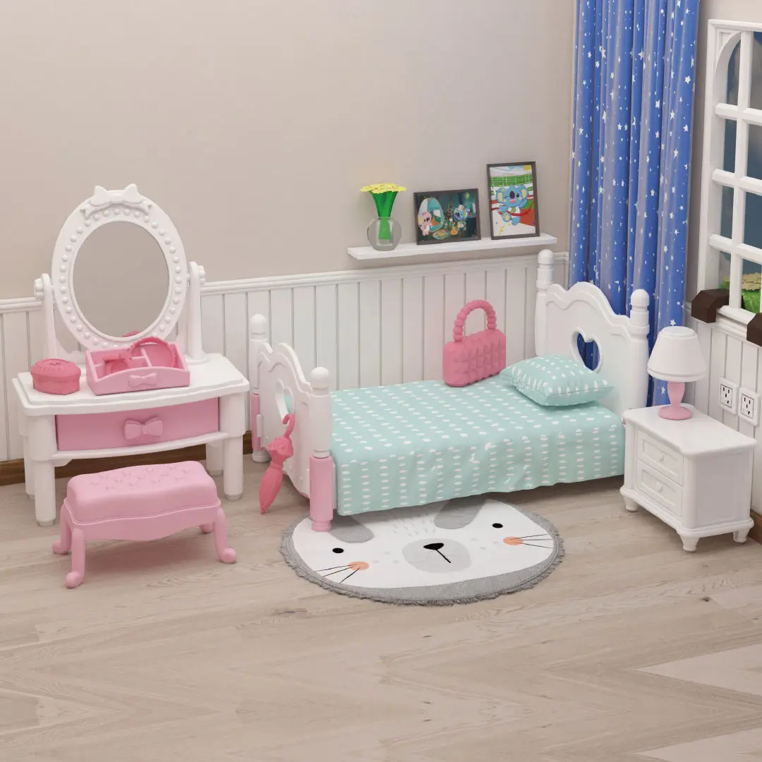 Deluxe Dollhouse Furniture Set