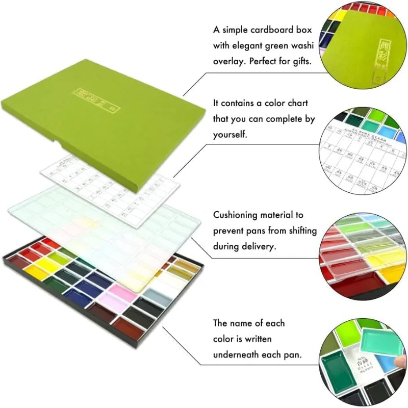 Kuretake Watercolor Paint Set 2