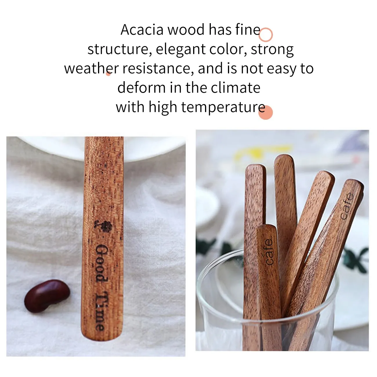 Behogar 100PCS 14cm Wooden Coffee Tea Ice Cream Popsicle Lolly Sticks  Beverage Stir Stirrers DIY Hand Making Crafts Sticks Tools - AliExpress