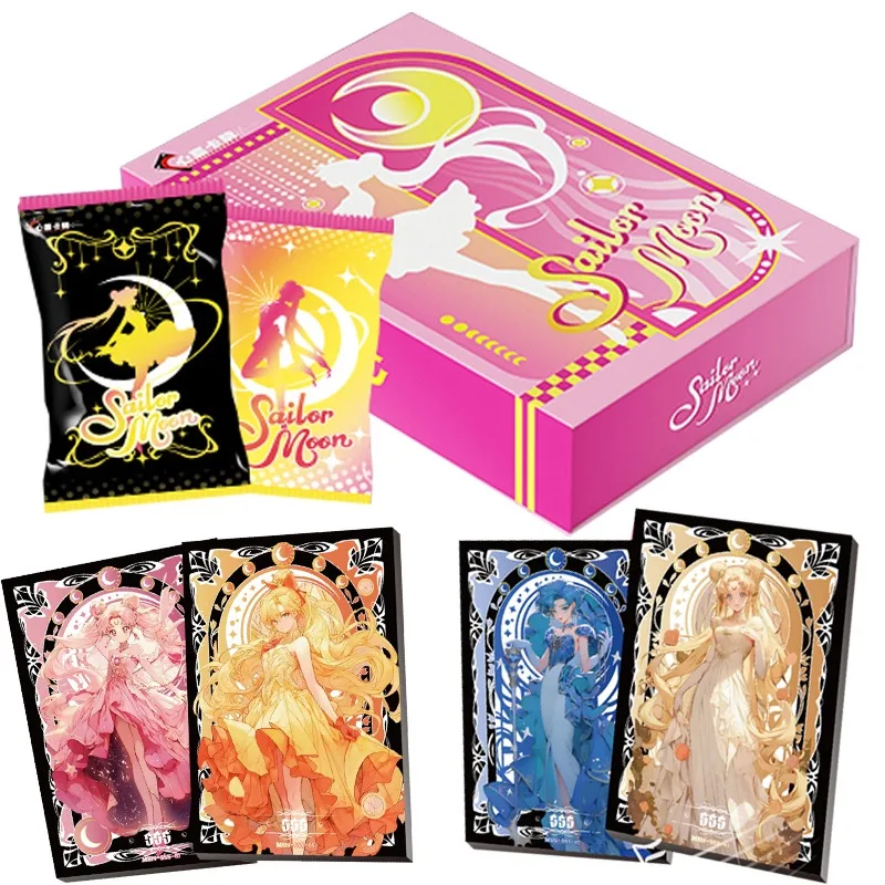 Carte Sailor Moon 30Th Anniversary Crystal Series Limited Edition Collection Card Fantasy Magic Cards Flash Card Regali Di Compleanno