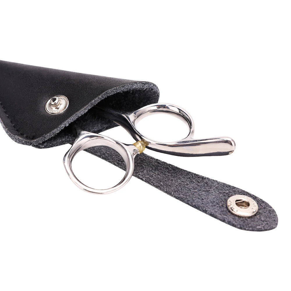 Professional Scissors Protection Cover Salon PU Leather Scissors Bag Portable Haircutting Shear Pouch Barber Accessories