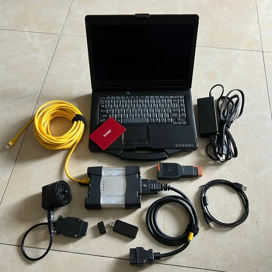 

Diagnostic SCANNER Professional FOR BM*W ICOM NEXT WIFI EXPERT MODE SSD 960GB SOFTWARE LAPTOP CF53 I5 8G READY TO USE FULL SET