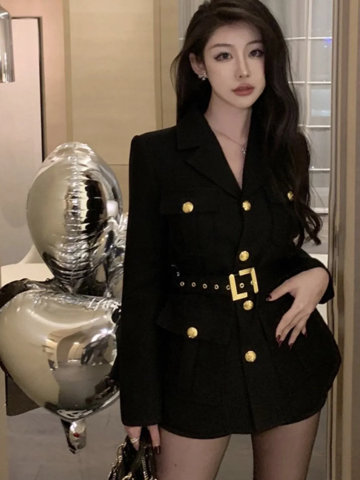 UNXX 2023 Autumn New Arrivals Black Blazer Jacket for Women - Small Size,  Powerful Aura, Business Casual, Chic High Quality Top - AliExpress