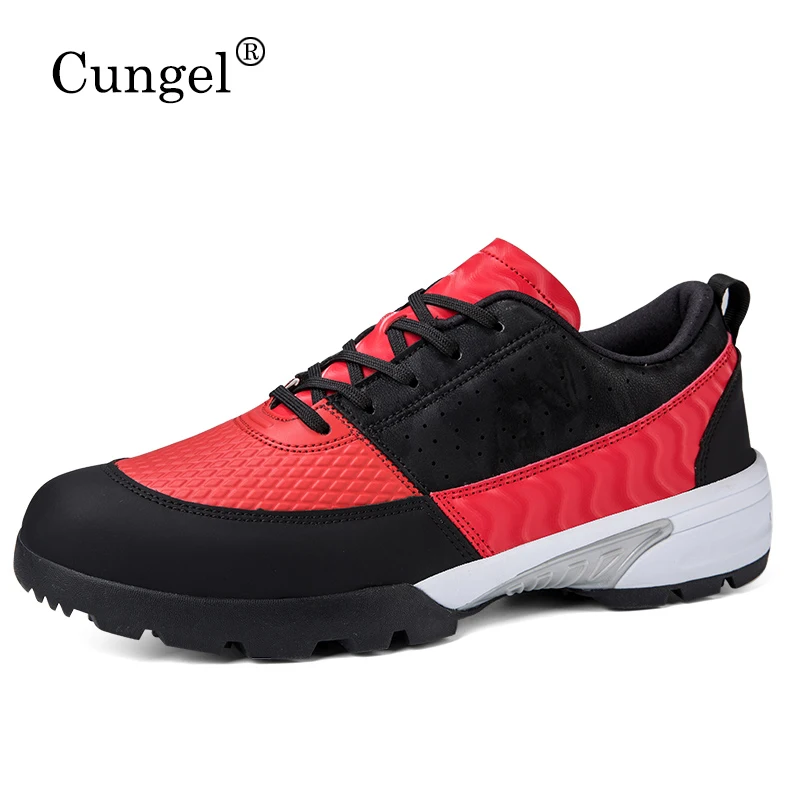 

Brand Golf Shoes for Athletics Men Professional Golf Tour Shoes Knobs Buckle Sport Sneakers Comfort Genuine Leather Golfer Shoes