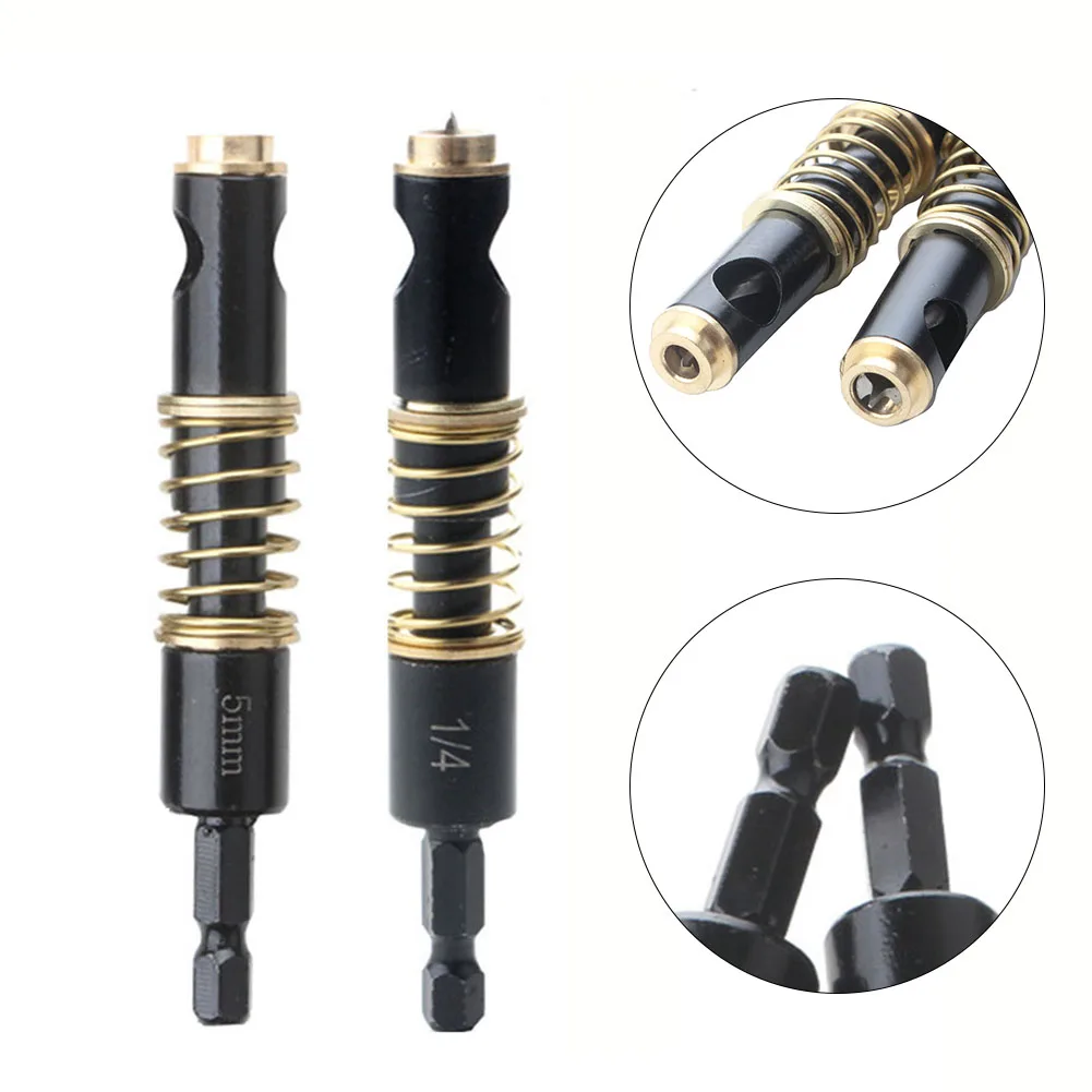 HSS Brass Self Centering Hinge Twist Drill Bits 1/4inch 5mm Hinge Tapper Hole Puncher Doors Template Window Reaming Cabinet Tool