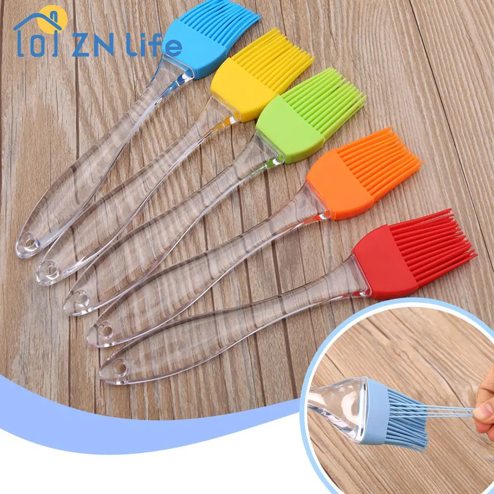 Silicone Cake Brush Pastry Brush Cake Baking Brush DIY Basting Brush Silicon Kitchenware Barbecue Kitchen Silicone Bread Oil Cream Cakae Tools Accessories