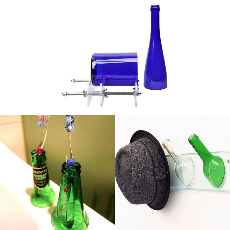 Glass Bottle Cutter DIY Art Craft Tool Glass Sculpture Vase Storage Box Home Decor Beer Red Wine Bottle Safe Cutting Tools