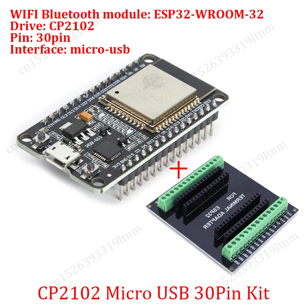 ตัวเลือกสินค้า ESP32 บอร์ดพัฒนา WiFi + Bluetooth สำหรับโปรเจกต์อิเล็กทรอนิกส์