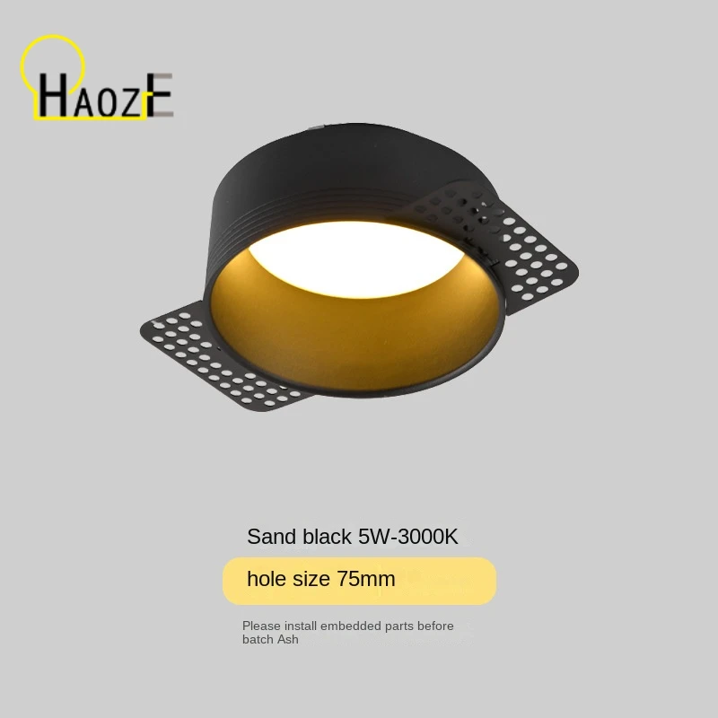 

Trimless Round COB Led Downlights High End Recessed Ceiling Spot Lights Lamps For Indoor Residential Home