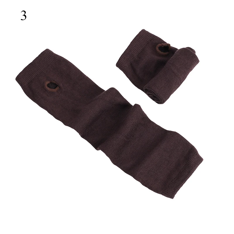 2 Paia Di Guanti Senza Dita A Righe – Scaldamuscoli Lunghi In Poliestere Per Donna, Stile Punk E Gotico, Perfetti Per Cosplay E Uso Quotidiano