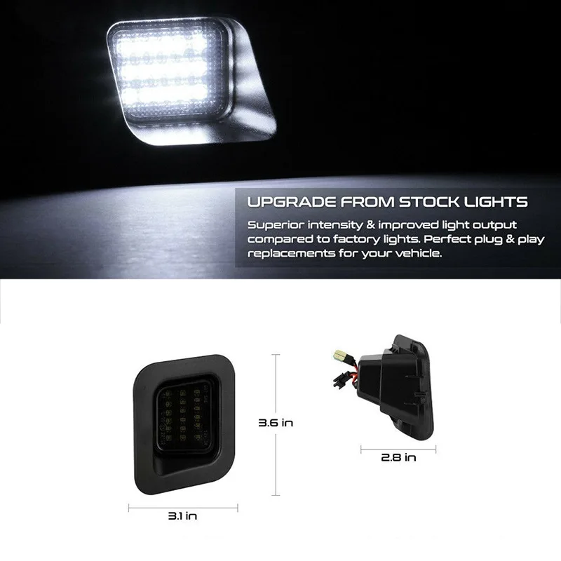 ���� �ڵ��� LED ��ȣ�� ����, ĵ���� �׼����� ��ȣ�� ����, ���� �� 1500 2500 3500 2003-2018 12V ����Ʈ, 2 ��