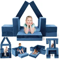 7 Pcs Modular Couch, Freely Removable, Children's Sofas 1