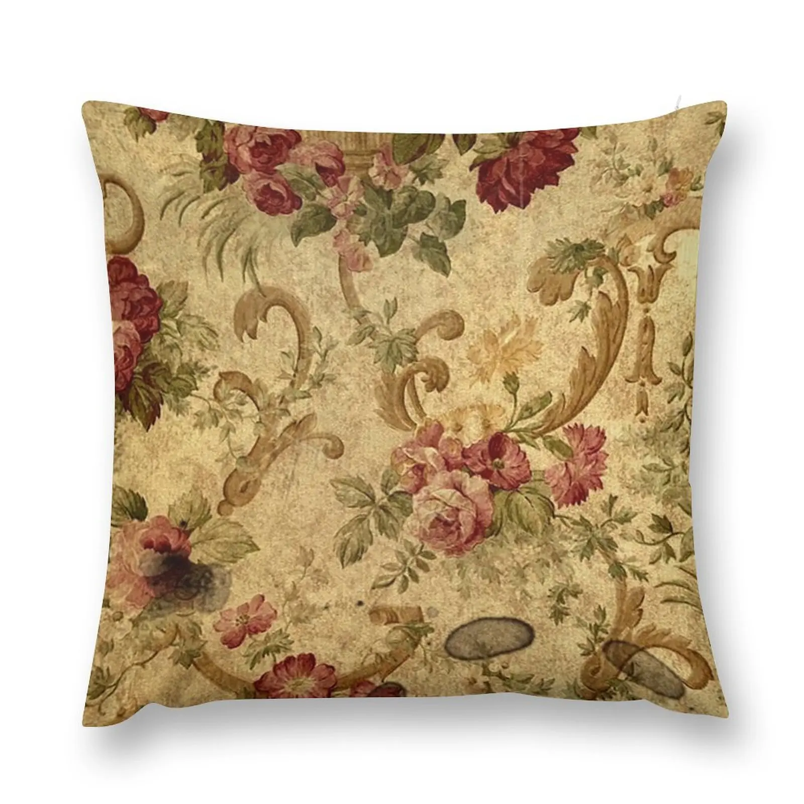 

Vintage,tapestry,floral,elegant,victorian,rustic,grunge,elegant,chic Throw Pillow Sofa Cushion Cusions Cover Christmas Pillows