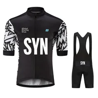 Men Summer SYN Cycling Jersey Set Breathable Racing Cycling Jersey Sport Mtb Bicycle Jersey Bike Cycling Clothing Suit 1