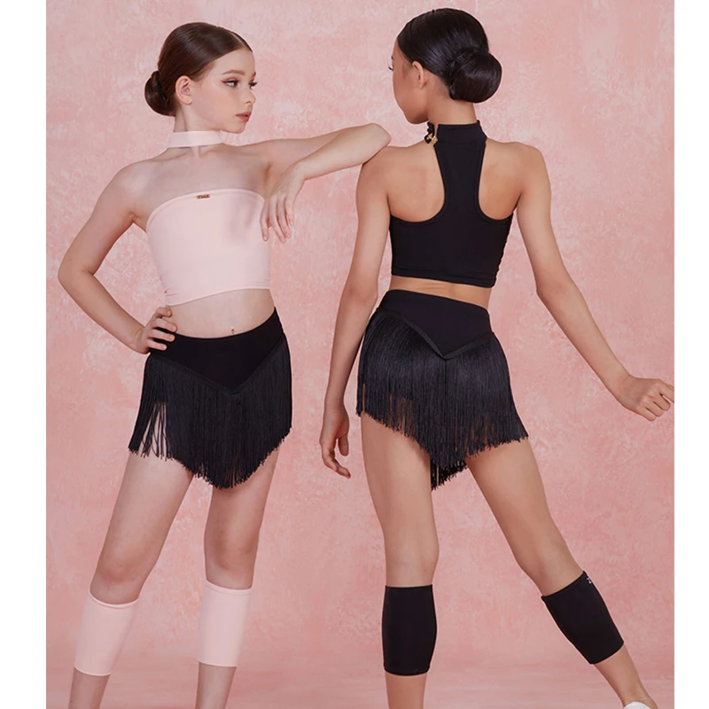 Girls Sports Leg Covers Latin Dance Clothes Accessories Cha Cha Rumba Training Leg Elastic Cover Calf Protection DNV20723