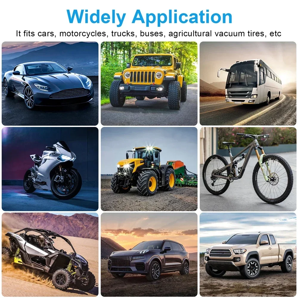 60/100개 고무 타이어 못, 오토바이 펑크 수리 키트(스크류드라이버, 진공 타이어 고무 못 포함) 타이어 수리 도구