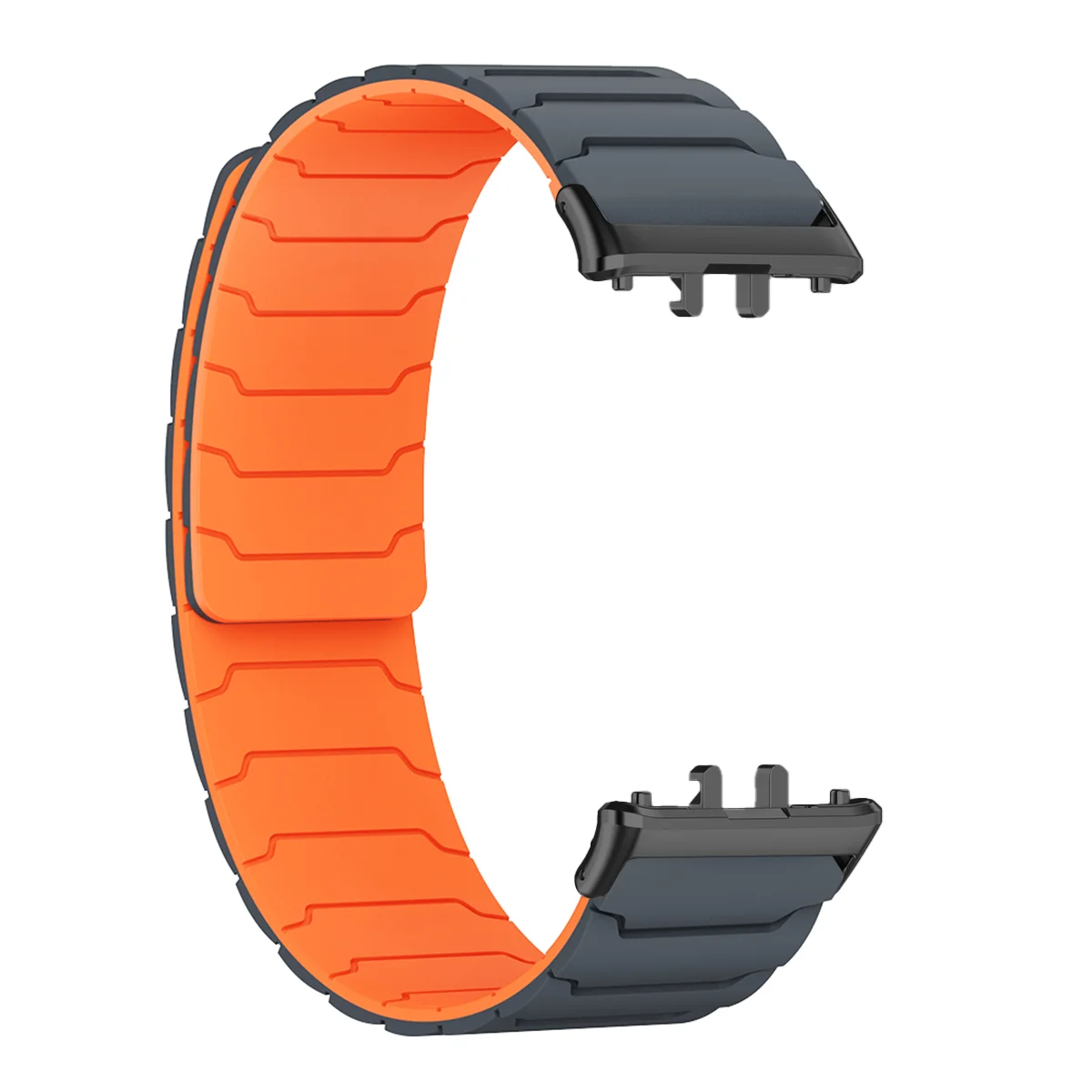 Magnetic Silicone Adjustable Strap for Smart Bracelet Wristbands