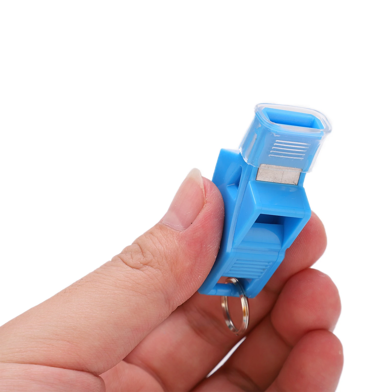 Whistle Crisp Sound Football Whistle with Lanyard Finger Clip for Sports for Emergency