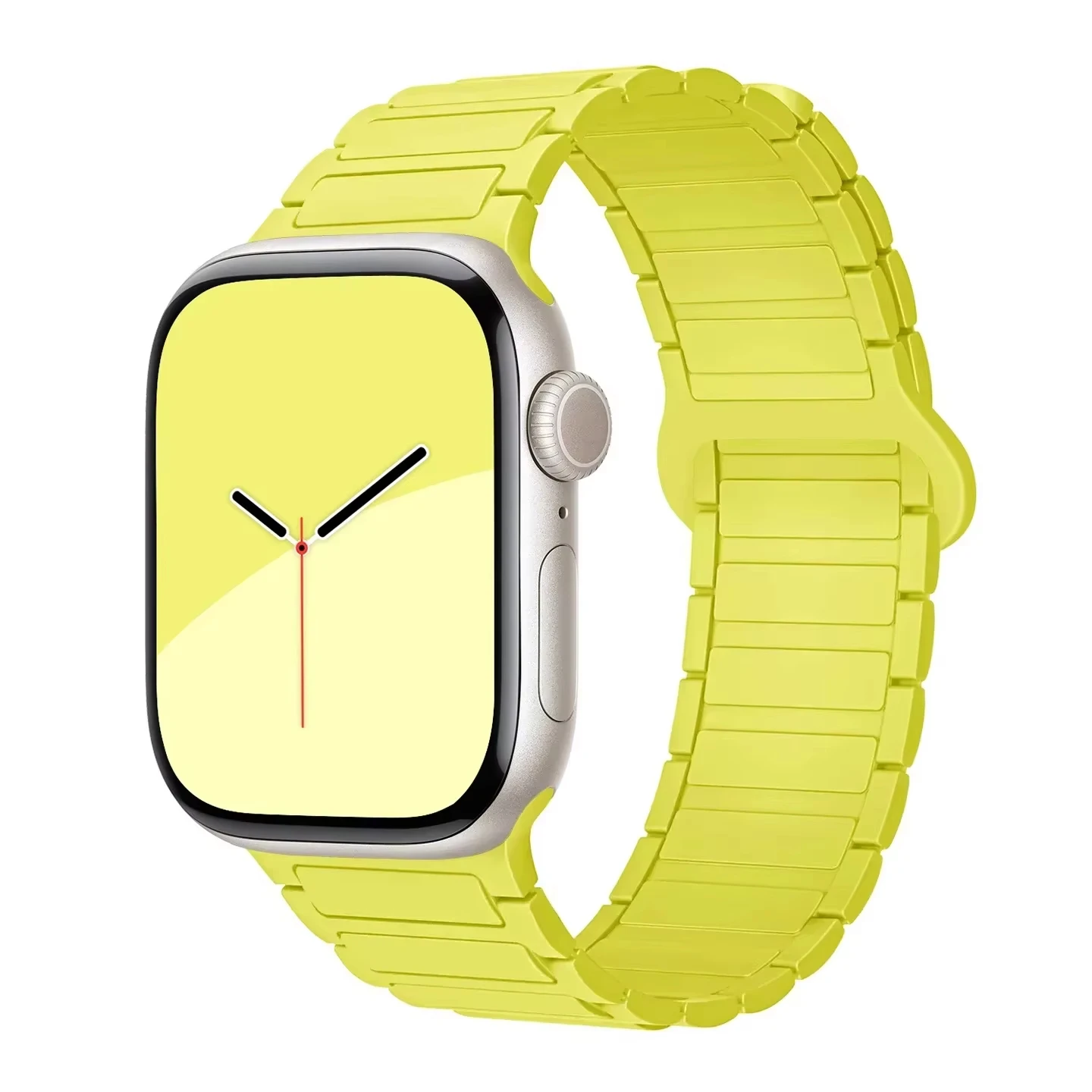 ตัวเลือกสินค้า สายซิลิโคนแม่เหล็ก iWatch 40-49 มม. ปรับได้ ใส่สบาย ทนทาน